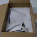 Modern Plug in Wall Light, Adjustable Angle 100&330Small White Plug in Wall Sconce, 3 Color Changeable Indoor Sconce Wall Mounted Reading Light, LED Wall Lamp as Kid Room Living Room Bedroom