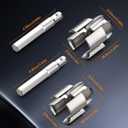 2 x PVC Pipe Threader Threading Tool - Integrated Internal & External Pipe Threading Tool Dual-Function Pipe Threading Cutting Tool for 1/2" & 3/4" PVC/Plastic Pipes for Repair and Irrigation