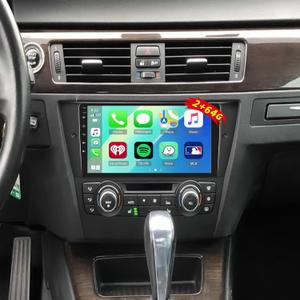 2+64GB Android Car Stereo for BMW 3 Series 328i 335i 325i 2005-2011 (E90/E91/E92/E93) Wireless Carplay Android Auto, 9 Inch Touchscreen Car Radio GPS Navi WiFi Bluetooth Backup Camera FM RDS EQ SWC