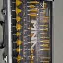 MNA Router Bits 35 Pcs Set, 35 Pieces 1/2 Inch Shank Router Bit Kit. American Router Bit Set Complete Set.