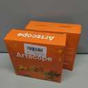 2 x Artscope Halloween Decorative Throw Pillow Covers 20x20 Inch Set of 4, Ghost Trick or Treat Pumpkin Sweet But Spooky Outdoor Farmhouse Pillow Cases for Home Sofa Couch-Orange