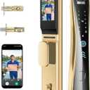 EIYSIE Video Smart Lock with Camera & Doorbell, 8-in-1 WiFi Keypad Deadbolt