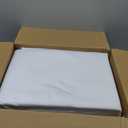 Fitable 6 Pack White Round Tablecloths - 120 Inches in Diameter - Stain Resistant and Washable Table Clothes, Polyester Fabric Table Covers for Wedding, Party, Banquet, Formal Events