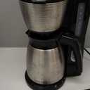 BLACK+DECKER 12-Cup Thermal Programmable Coffee maker, Brew Strength Selector, Auto-clean, Black and Silver