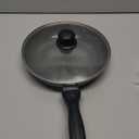 Ceramic Nonstick Frying Pan with lid, Egg Pan, Omelet Pans, 6.3 Inch, Aluminium, Black