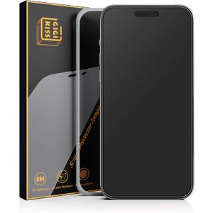 GIGIKISS 2 Pack for iPhone 16 Pro Matte Screen Protector 6.3 inch, Anti Fingerprint Anti Glare Screen Protector Tempered Glass Easy Installation
