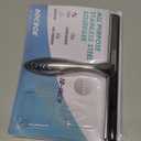 All-Purpose Stainless Steel Shower Squeegee for Shower Glass Door with 2 Adhesive Hooks, Bathroom Cleaner Tool Household Window Mirror Squeegee , Cleaning Tile Wall, Car, 10 Inch Silver