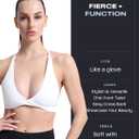 Aoxjox Women's Workout Sports Bras Fitness Metamorph Sienna Twist Bra Yoga Crop Tank, XL