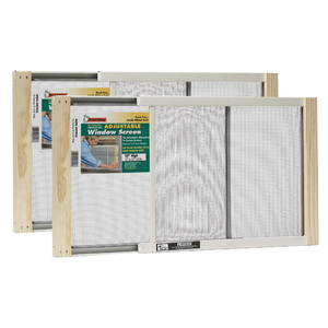 Frost King 2AWS1025 WB Marvin Adjustable Window Screen, 10in High x Fits 15-25in Wide (2 Pack)