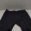 IUGA Biker Shorts Women 6" Tummy Control Workout Shorts Women with Pockets High Waisted Yoga Running Gym Spandex Compression (Large, Black)