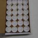 Homemory 24Pcs Flickering Flameless Candle Battery Operated, 200+Hours Fake Electric LED Tea Lights for Votive, Centerpiece Table Decorations, Wedding, Aniversary, Halloween, Christmas (Warm White Glow  White Body)