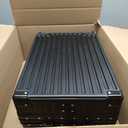 UrbanExplorer 20 Inch Carry On Luggage Aluminum Frame Airline Approved, Zipperless Luggage Carry On TSA Approved ABS+PC Hard Shell Suitcases, Lightweight Carry-On Suitcase with Cup Holder, Black