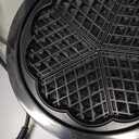 Mueller Heart 5 Waffle Maker, Waffle Iron, Adjustable Browning Control & Nonstick, Cool Touch Handle, Easy to Clean, Small Kitchen Appliances
