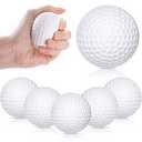 Zubebe Mini Golf Stress Ball Bulk 2.5 Inch Golf Party Favors Foam Stress Balls for Adults Bulk Relief Sports Prizes Decoration(6 Pack)