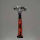 16OZ Claw Hammer with Fiberglass Handle, Drop Forged Claw Hammer, All Purpose Hammer, Smooth Face, Shock-Absorbing Grip