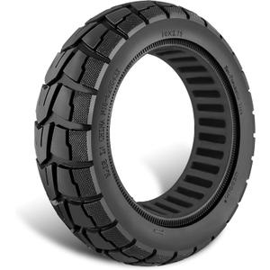 GYL 10X2.75 Scooter Tires: 70/65-6.5 Solid Tire for Hiboy Max3 Titan Pro Evercross H5 Hover 1 Alpha Electric Scooter Replacement Wheels 10x2.70-6.5, 10x2.75-6.5 Tubeless Off Road Rubber Tyre