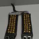 Arts Of India Brown Leather Pad 3 Line Ghungroo Pair (16 NO. GHUNGROO) Big Dancing Bells