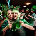 4 x St Patricks Day Headband Glitter Green Shamrock Headbands for St Patricks Day Accessories Women