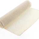 Qtqgoitem 150cm x 30cm White Foam Good Performance Rectangle Pierced Carpet Mat for Auto (Model: 1ca 61a 63e eac 877)