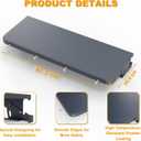 BBQ-PLUS Front Shelf for Traeger Woodridge, Side Table Replacement Parts for All P.A.L. Traeger Pellet Grills BAC762, Durable Metal Grill P.A.L. Pop-and-Lock Accessory for Food Prep & Storage