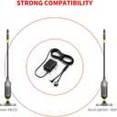 MEROM Charger for Shark VACMOP Vacuum Mop - Charger for Shark Cordless Hard Floor Vacuum Mop Replacement VM252C QM250 VM200 VM200C VC200 UM205 Magnetic Charger Power Cord