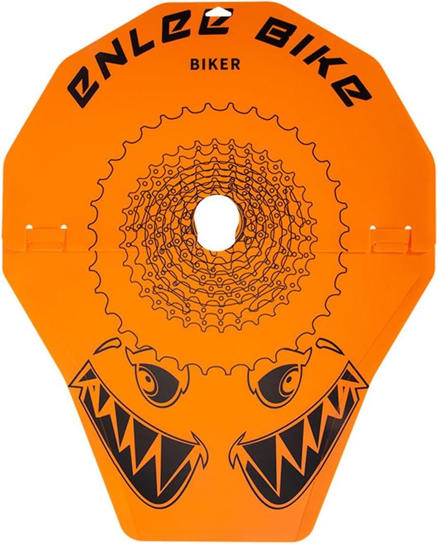 Bicycle Disc Brake Covers Lightweight PP Material with Drainage Channels & Snap Closure (for 26/27.5/29 inch) Protection for Disc Brakes, Chain & Rims