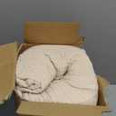 EMME Cotton Blanket Queen Size for Bed Soft Muslin Bed Blankets 90"x90" Light Tan Lightweight Breathable Bedspread Coverlet All Season Gauze