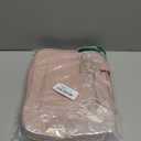 BAGSMART Toiletry Bag Travel Bag with Hanging Hook, Water-resistant Makeup Cosmetic Bag Travel Organizer for Accessories, Shampoo, Full-size Container, Toiletries (Baby Pink, Medium)