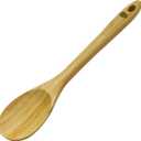 Joyce Chen Burnished Bamboo Mixing Spoon, 12-Inch