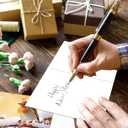 3 x Fancy Land 2025 Happy New Year Cards with Envelopes Nature Holiday Greeting Cards for NYE Party Supplies 24Pcs