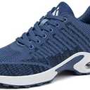 Mishansha Womens Sneakers Air Cushion Running Tennis Shoes Women Lightweight Arch Support Walking Shoes, Size 10