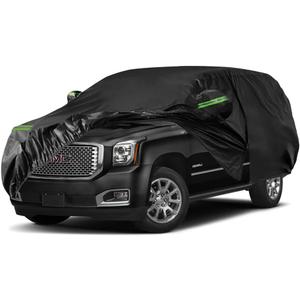 Waterproof Car Cover Replace for 2007-2025 Chevy Tahoe/GMC Yukon/Cadillac Escalade, 6 Layers All Weather Car Covers with Zipper Door for Snow Rain Dust Hail Protection (Tahoe)