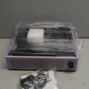 WOCKODER Turntable Vinyl Record Players New Sleek Turn Tables with Speakers Belt-Driven All-in-one LP Phonograph 3-Speed Bluetooth Wireless Playback Headphone AUX RCA Auto Stop Pale Light Purple