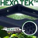 ITSKINS Ballistic R // Nylon Protective Phone Case for Samsung Galaxy S23 Ultra, Lightweight, Non-Slip Heavy Duty Shockproof Cover Military Phone Case - Dark Blue