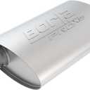 BORLA 40358 ProXS Universal Performance Muffler 2.5" Offset Inlet / 2.5" Center Outlet 4" x 9.5" Oval x 14" Long body 19" Overall Length Un-Notched Necks Reversible Design T-304 Stainless Steel