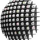 Wall Mount Golf Ball Display Case Golf Ball Display Rack Holds 78 Balls