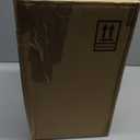 Bamodi Bamboo Bathroom Decor Set - 5-Piece Aesthetic Decorative Accessories for Restroom - 7x2.5X.2.5-Inch Set Includes Toiletry Box, Toothbrush Holder, Liquid Soap Dispenser, and Wooden Towel Tray