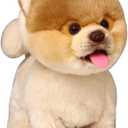 CU-MATE Interactive Dog Stuffed Animal Electronic Plush Pomeranian Simulation Puppy Realistic Toy Like-Real Robotic Nodding Barking Wagging Tail Present Pet for Toddler Boys