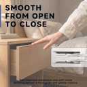 6 Pair 18 Inch (450mm) Undermount Soft Close Drawer Slides, 18 Inch-6 Set