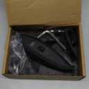 Bike Horn for Kids with Light 2-in-1, Electric Bicycle Horn & IPX5 Waterproof 400 Lumen Rechargeable Bike Headlight, Loud Bike Horn for Boys Girls Fits Most Bicycles Scooter (Black)