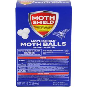 Moth Shield Moth Ball Traps for Clothes, Furniture, Carpet and Pantry Moths, 12 Ounce Box (Original Scented, 12 Ounce (1 Pack)