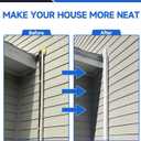 11 Ft Mini Split Line Set Cover 3 Inch, PVC & PP Line Hide for Mini Split, Line Cover Set Universal for Mini Split AC & Central AC