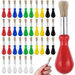 36 PCS Toddler Paint Brushes, Chubby Paint Brushes for Kids with Colorful Handle Paints Brush for Toddlers Easy Grip Paintbrushes Chubby Paints Brush Bulk for Watercolor Painting Art Craft Projects