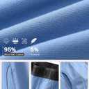 FINETOO Mens Underwear Boxer Briefs Soft Breathable Cotton Wide Waistband Men Underwear 3 Pack (L)