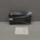 Knee Scooter Pad Cover with 2'' Removable Highly Resilient Comfort Memory Foam Cushion - Knee Walker Accessory for Roller - Universal Fit Most Models (Black)