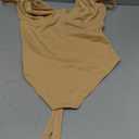 FeelinGirl Shapewear Bodysuits for Women Tummy Control Body Suits Deep V Neck Thong Body Shaper