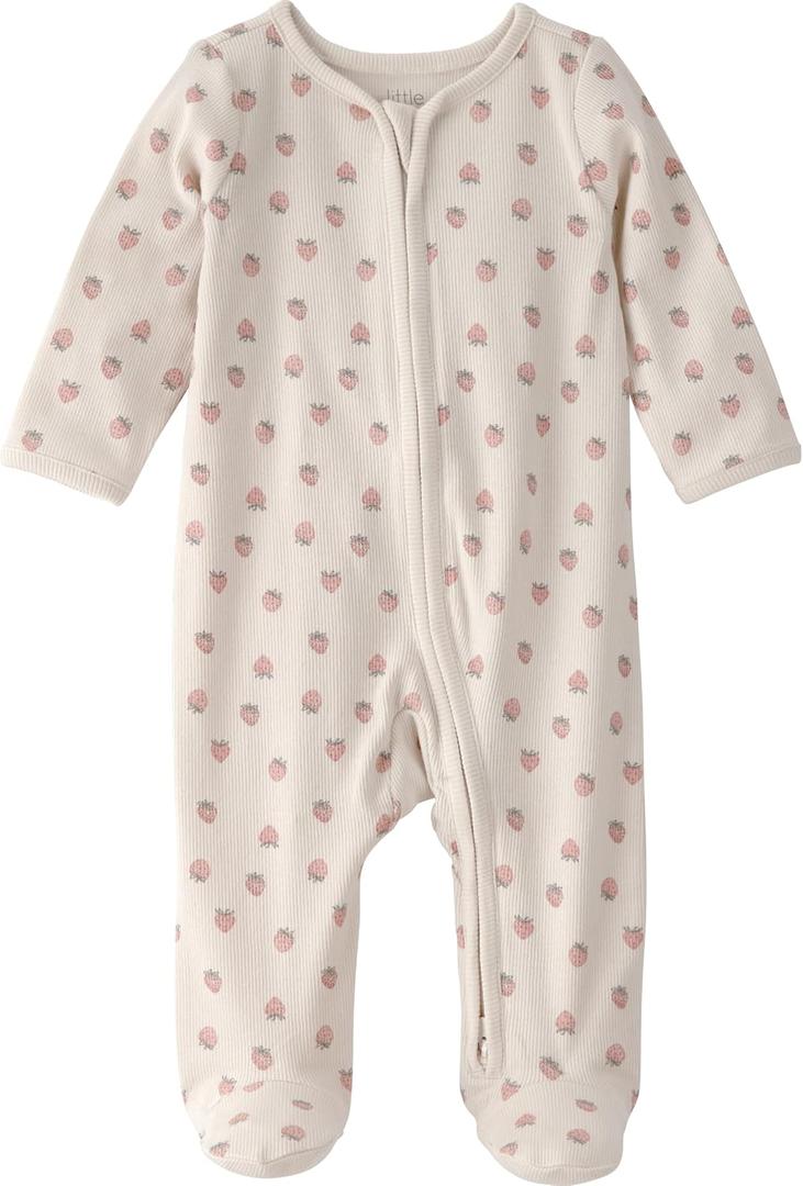 Little Planet by Carter's Girl Sleep and Play made with Organic Cotton, Strawberry, 3M