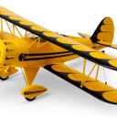 E-flite RC Airplane UMX WACO Yellow BNF Basic Transmitter Battery and Charger Not Included with AS3X & Safe EFLU53550Y