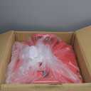 Insulated Food Pan Carrier -Top Load, Includes Spoon, Wheel and Lock, 20L Capacity, Stainless Steel Liner, Portable for Catering, Family Gathering, Canteen, Restaurant Red