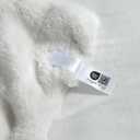 Cozy Bliss Faux Fur Throw Blanket for Couch, Fuzzy Soft Plush Thick Bubble Blanket for Sofa Bedroom Living Room, 60 * 80 Inches Cream White